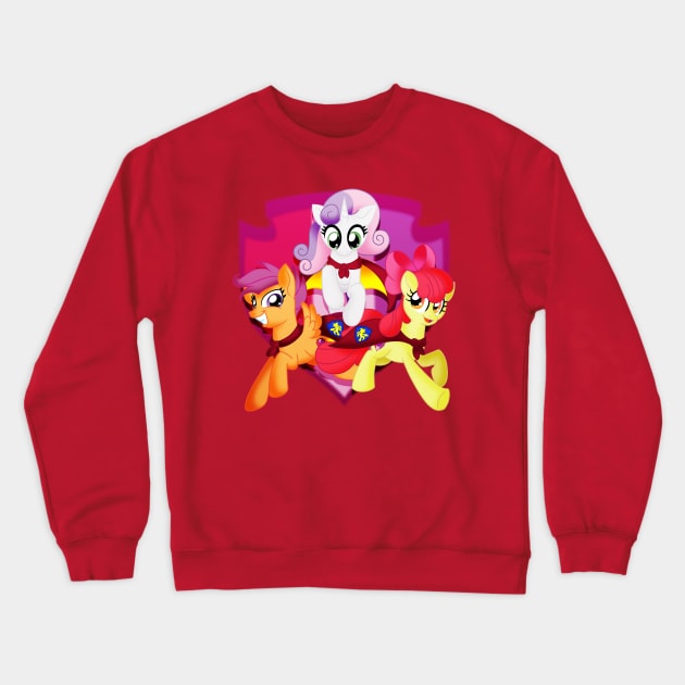 Cutie Mark Crusaders Crewneck Sweatshirt by MarkMaker36